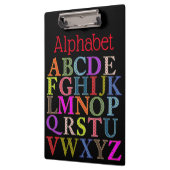Alphabet Clipboard Klemmbrett (Links)