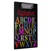 Alphabet Clipboard Klemmbrett (Rechts)