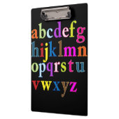 Alphabet Clipboard Klemmbrett (Links)