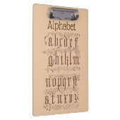 Alphabet Clipboard Klemmbrett (Rechts)
