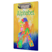 Alphabet Clipboard Klemmbrett (Links)