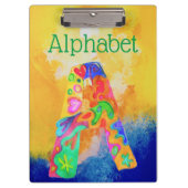 Alphabet Clipboard Klemmbrett (Vorderseite)