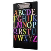 Alphabet Clipboard Klemmbrett (Links)
