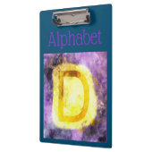 Alphabet Clipboard Klemmbrett (Links)
