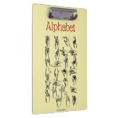 Alphabet Clipboard Klemmbrett (Rechts)