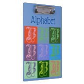 Alphabet Clipboard Klemmbrett (Rechts)