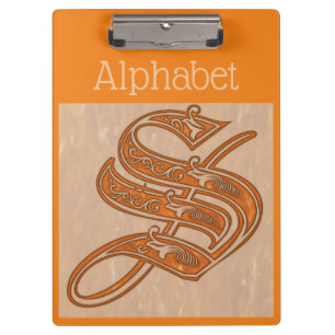 Alphabet Clipboard Klemmbrett