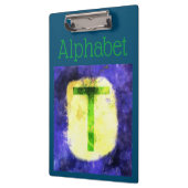 Alphabet Clipboard Klemmbrett (Links)