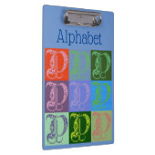 Alphabet Clipboard Klemmbrett (Rechts)