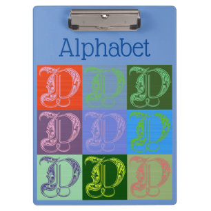 Alphabet Clipboard Klemmbrett