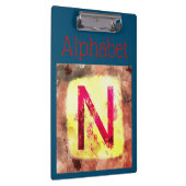 Alphabet Clipboard Klemmbrett (Rechts)
