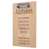 Alphabet Clipboard Klemmbrett (Links)