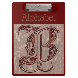 Alphabet Clipboard Klemmbrett