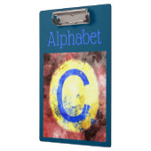 Alphabet Clipboard Klemmbrett (Links)