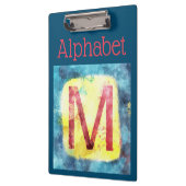 Alphabet Clipboard Klemmbrett (Links)