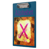 Alphabet Clipboard Klemmbrett (Links)
