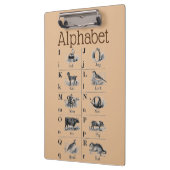 Alphabet Clipboard Klemmbrett (Links)