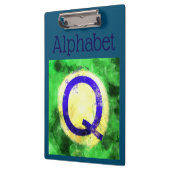 Alphabet Clipboard Klemmbrett (Links)