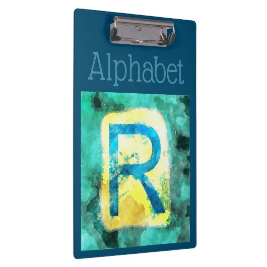 Alphabet Clipboard Klemmbrett (Rechts)