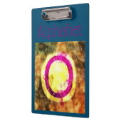 Alphabet Clipboard Klemmbrett (Links)