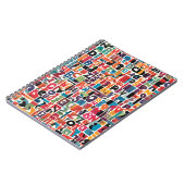 Alphabet Collage Notebook - Lebhaft und spielerisc Notizblock (Linke Seite)