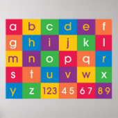 Alphabet Colors Poster (Vorne)