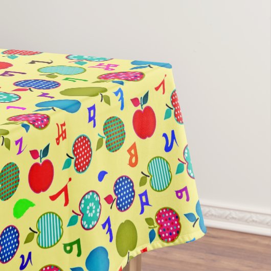 Alphabet Cotton Tablecloth, 52"x70" Tischdecke (Beispiel)