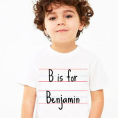 Alphabet | Custom School Shirts for Boys & Girls