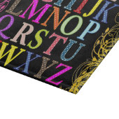 Alphabet Cutting Board Schneidebrett (Ecke)