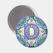 Alphabet D Magnet (Vorderseite/Rückseite)
