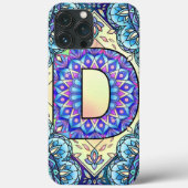 Alphabet D mandala Case-Mate iPhone Hülle (Rückseite)