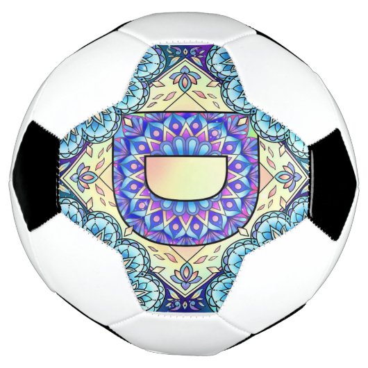 Alphabet D mandala Fußball (Gedreht)
