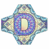 Alphabet D mandala Fußball (Flach)