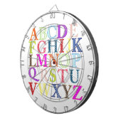 Alphabet Dartscheibe (Vorderseite rechts)