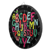 Alphabet Dartscheibe (Vorderseite rechts)