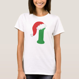Alphabet des Weihnachtsbuchstabe-I T-Shirt