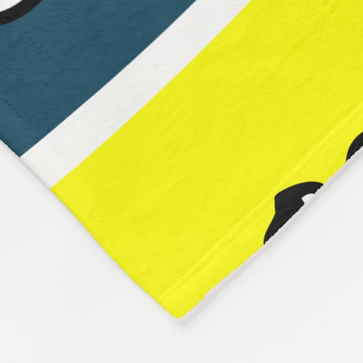 Alphabet-Design für Kinder-abcd-Design Fleecedecke (Ecke)