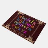 Alphabet Door Mat Fußmatte (Schrägansicht)