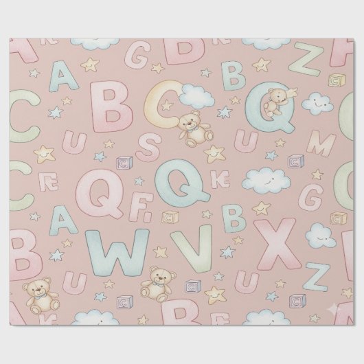 Alphabet Dreams Geschenkpapier (Flach)