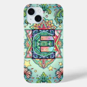 Alphabet E mandala Case-Mate iPhone Hülle
