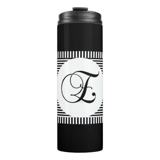 ALPHABET E MONOGRAM THERMOSBECHER (Vorderseite)