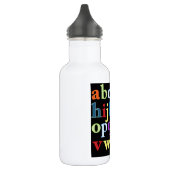 Alphabet Edelstahlflasche (Links)