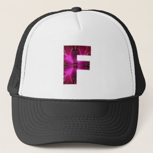 Alphabet F FF FFF: Schein-Thema Truckerkappe (Vorderseite)