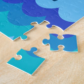 Alphabet F für Fisch-übergroße Puzzlespiel-Stücke Puzzle (Seite)