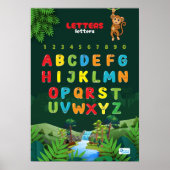Alphabet Featuring Jungle Poster (Vorne)