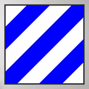 Alphabet-Flaggennummer 6 mit sechs Buchstaben Poster