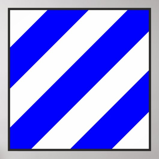 Alphabet-Flaggennummer 6 mit sechs Buchstaben Poster (Vorne)