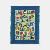 Alphabet Fleecedecke (Vorderseite)