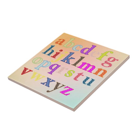 Alphabet Fliese (Seite)