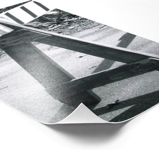 Alphabet Foto Letter A2 Black and White 4x6 (Ecke)